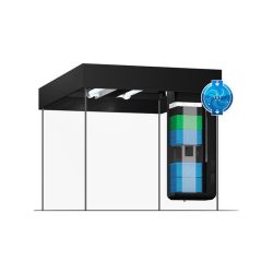 Aquarium LIDO 200 NOIR JUWEL tout équipé avec meuble SBX