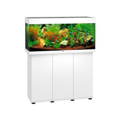 Aquarium RIO 180 BLANC JUWEL tout équipé avec meuble SBX