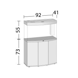 Aquarium VISION 180 CHÊNE CLAIR JUWEL tout équipé avec meuble SBX