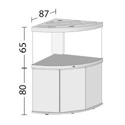 Aquarium TRIGON 350 CHÊNE CLAIR JUWEL tout équipé avec meuble SBX